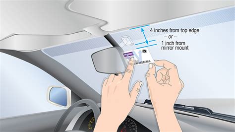 rfid tag windshield|how to apply rfid.